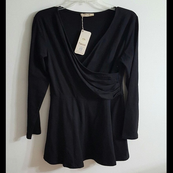 Timeson Tops - Timeson black blouse